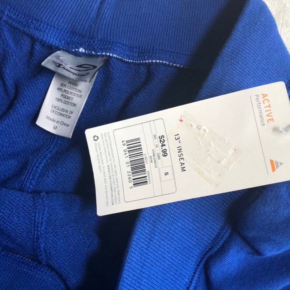 Champion Men’s Active Performance Drawstring Shorts With 2 Side pockets Size S - Picture 8 of 12